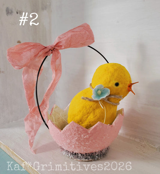 Spun Cotton Peep in Egg #2